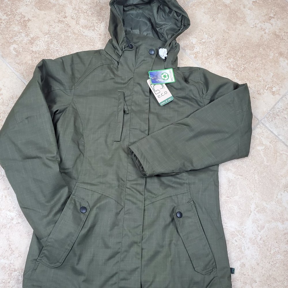 Ladies Recycled Insulated Textured Jacket NWT
